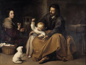Saint Joseph Husband of Mary with Baby Jesus