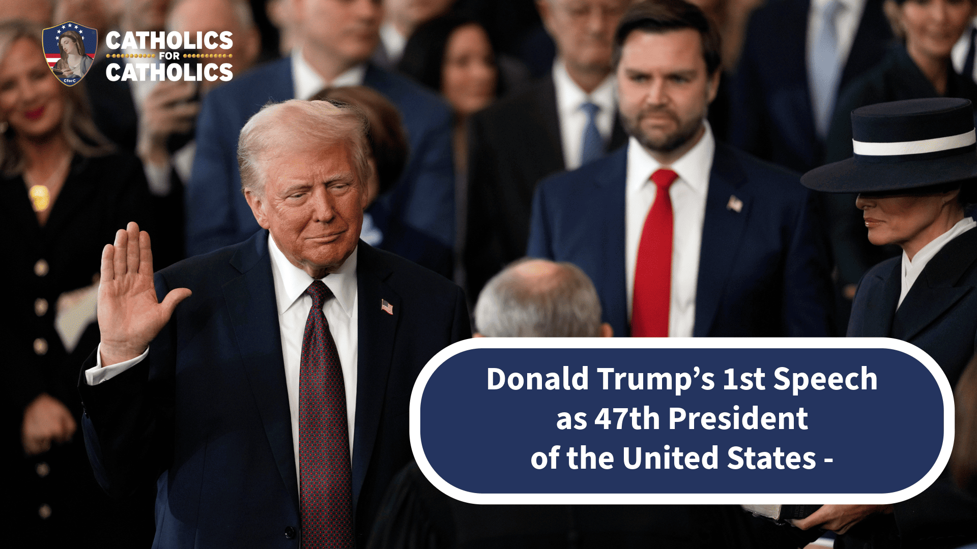 Donald Trump’s 1st Speech as 47th President of the United States - 1.20 ...