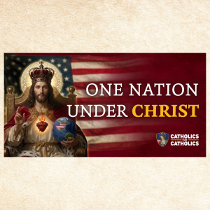 "One Nation Under Christ" Bumper Sticker
